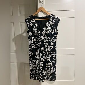 Donna Ricco Black and White Dress